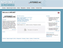 Tablet Screenshot of npd-net.urenio.org